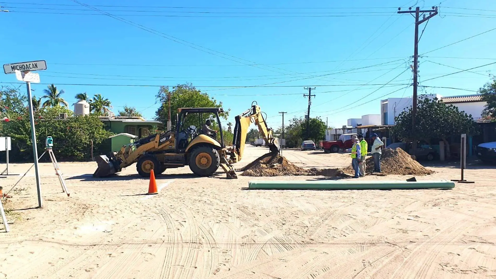 inicia la renovación de calles en Chametla